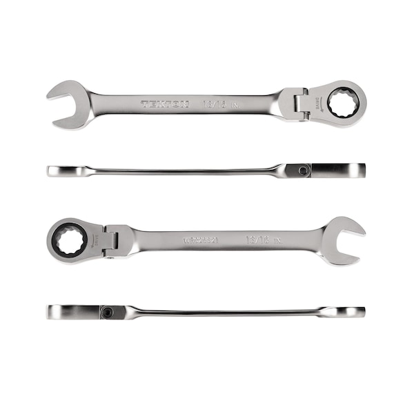 13/16 Inch Flex Head 12-Point Ratcheting Combination Wrench